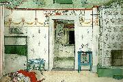 Carl Larsson britas tupplur painting